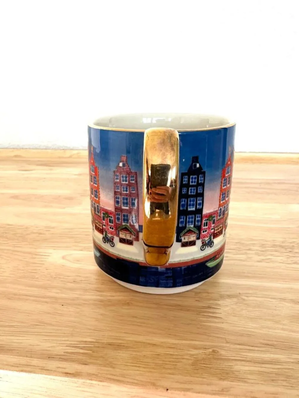 Anthropologie Holiday in The City Amsterdam Mug Merry & Bright - Picture 12 of 12